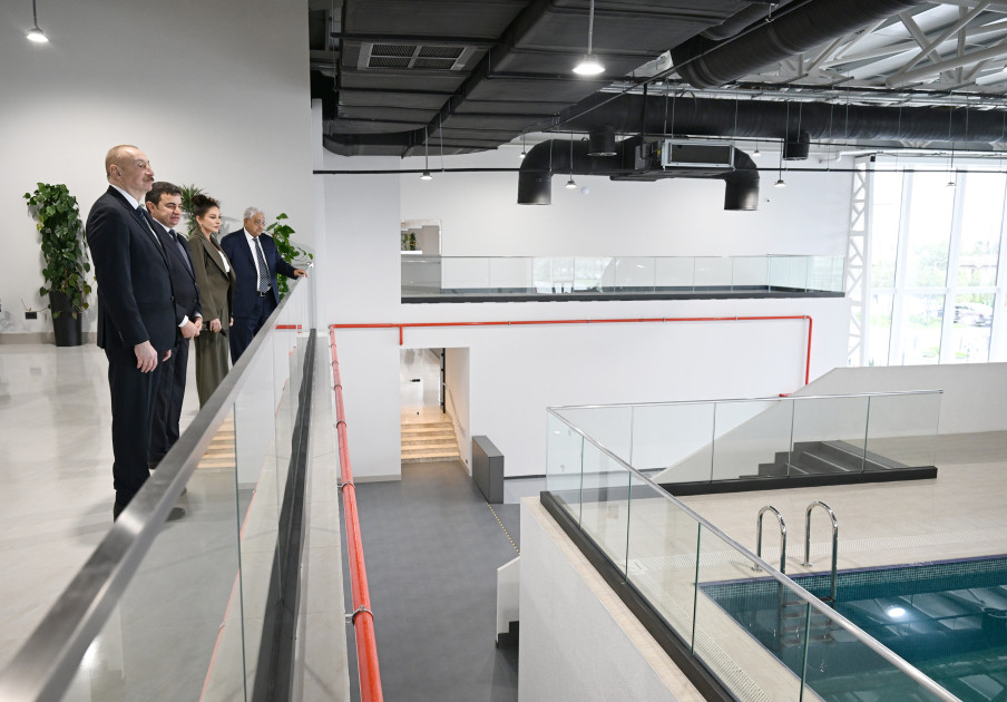 Prezident İlham Əliyev Milli Aviasiya Akademiyasında Beynəlxalq Təlim Mərkəzinin açılışında iştirak edib<font color=red> - FOTOLAR</font>