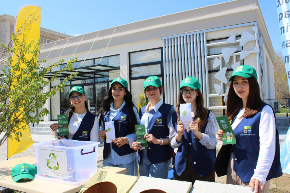 Babək rayonunda “Tullantıları tinglərə dəyiş” aksiyası keçirilib<font color=red> - FOTOLAR</font>