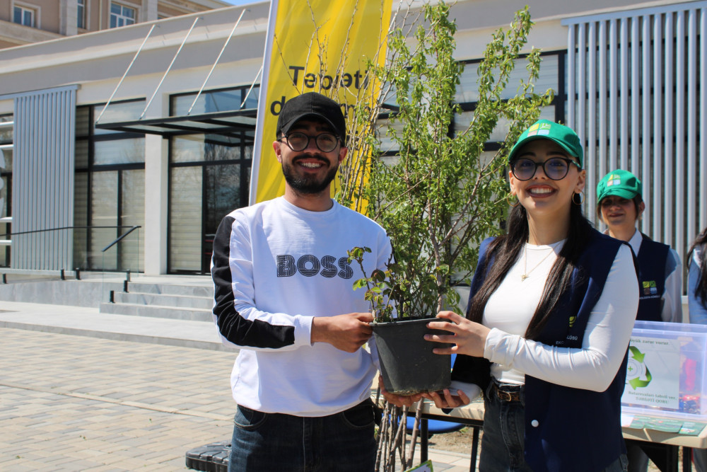 Babək rayonunda “Tullantıları tinglərə dəyiş” aksiyası keçirilib<font color=red> - FOTOLAR</font>