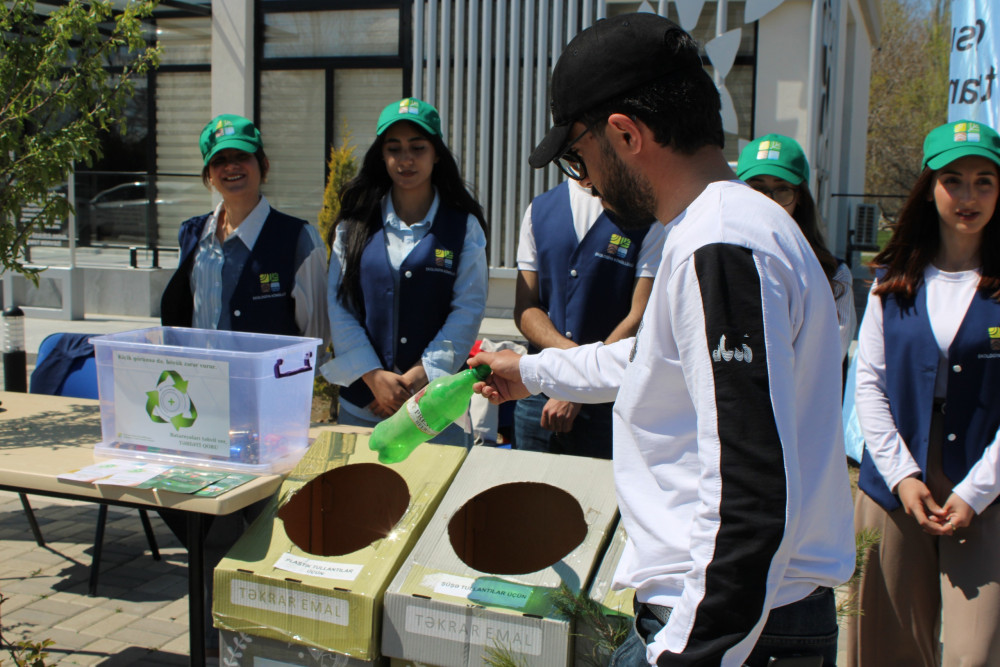 Babək rayonunda “Tullantıları tinglərə dəyiş” aksiyası keçirilib<font color=red> - FOTOLAR</font>