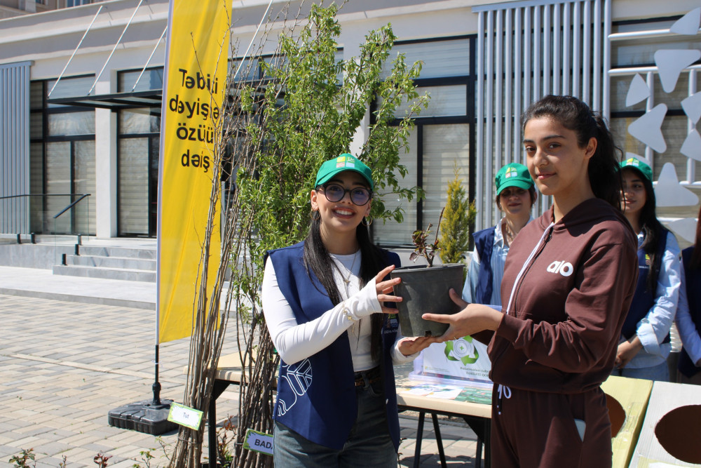 Babək rayonunda “Tullantıları tinglərə dəyiş” aksiyası keçirilib<font color=red> - FOTOLAR</font>