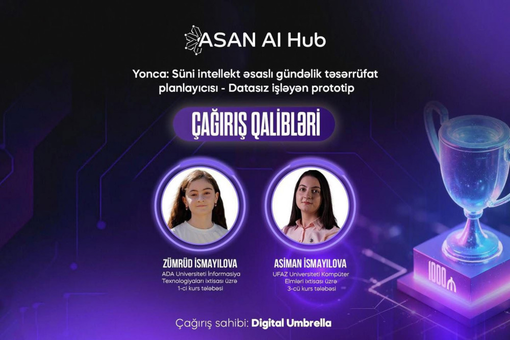 "ASAN AI Hub" ilk çağırışlar üzə qalibləri müəyyən edib<font color=red> - FOTOLAR</font>