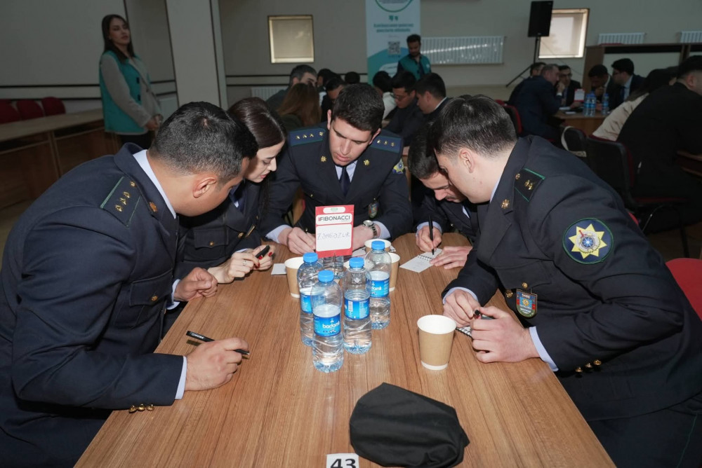 Naxçıvanda Ümummilli Lider Heydər Əliyevin xatirəsinə həsr olunmuş gənc əməkdaşlar arasında qurumlararası II “GİNius”  intellektual yarışının növbəti mərhələsi keçirilib<font color=red> - FOTOLAR</font>