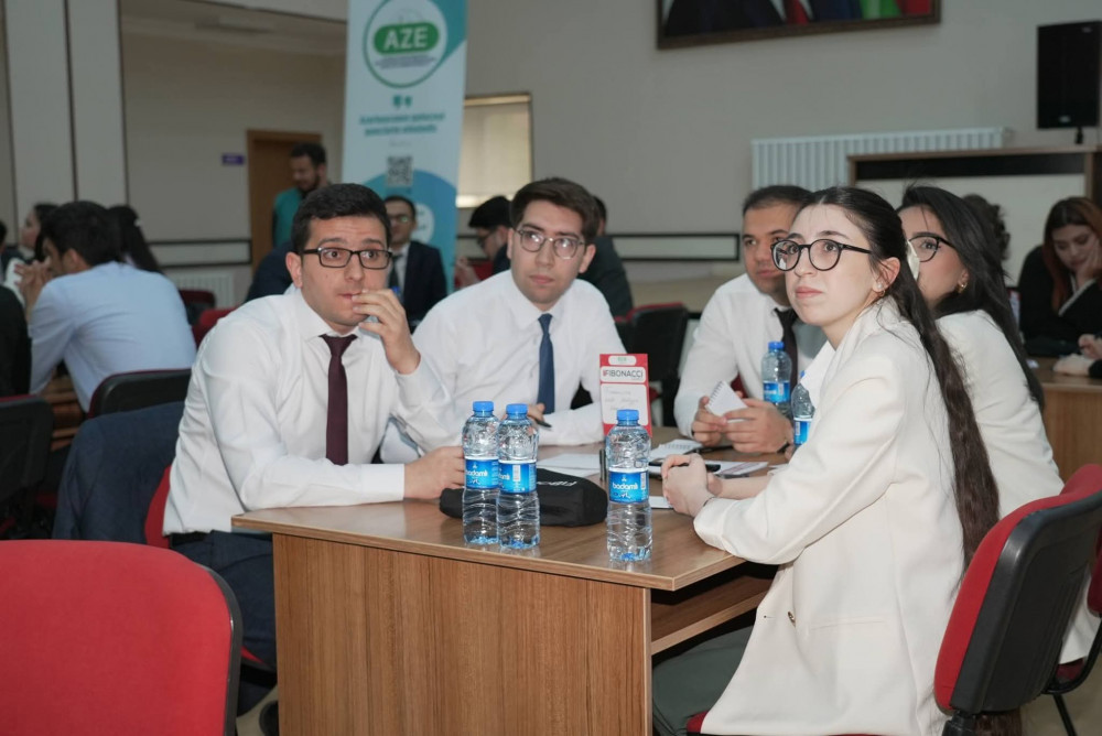 Naxçıvanda Ümummilli Lider Heydər Əliyevin xatirəsinə həsr olunmuş gənc əməkdaşlar arasında qurumlararası II “GİNius”  intellektual yarışının növbəti mərhələsi keçirilib<font color=red> - FOTOLAR</font>