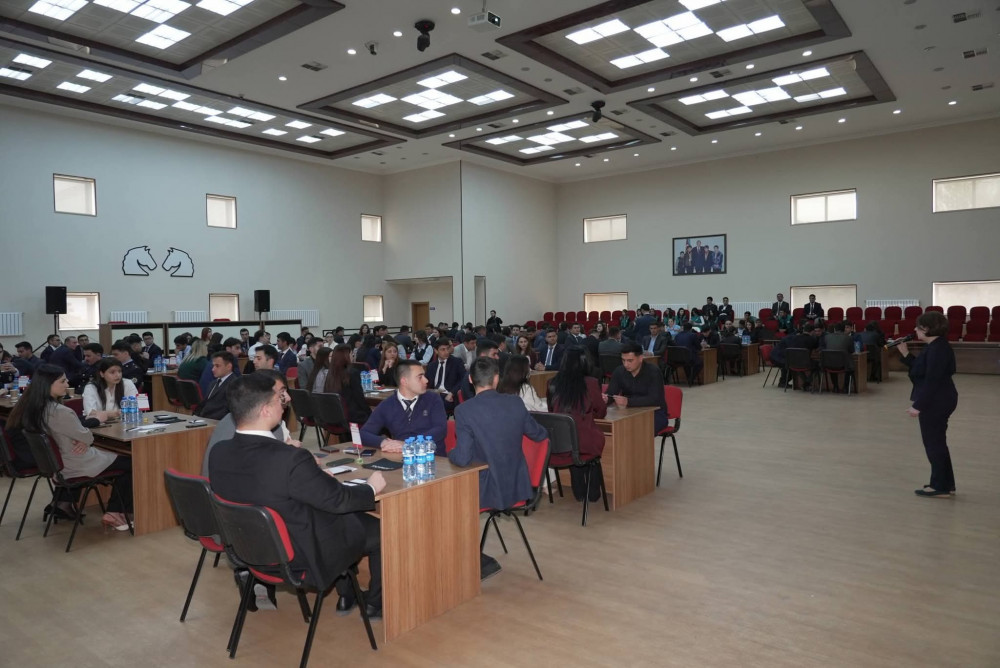 Naxçıvanda Ümummilli Lider Heydər Əliyevin xatirəsinə həsr olunmuş gənc əməkdaşlar arasında qurumlararası II “GİNius”  intellektual yarışının növbəti mərhələsi keçirilib<font color=red> - FOTOLAR</font>