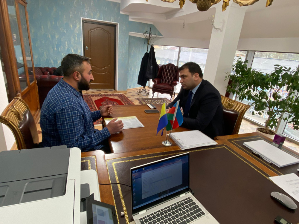 Azərbaycan səfirliyi Ukraynada səyyar konsulluq qəbulu təşkil edir<font color=red> - FOTOLAR</font>