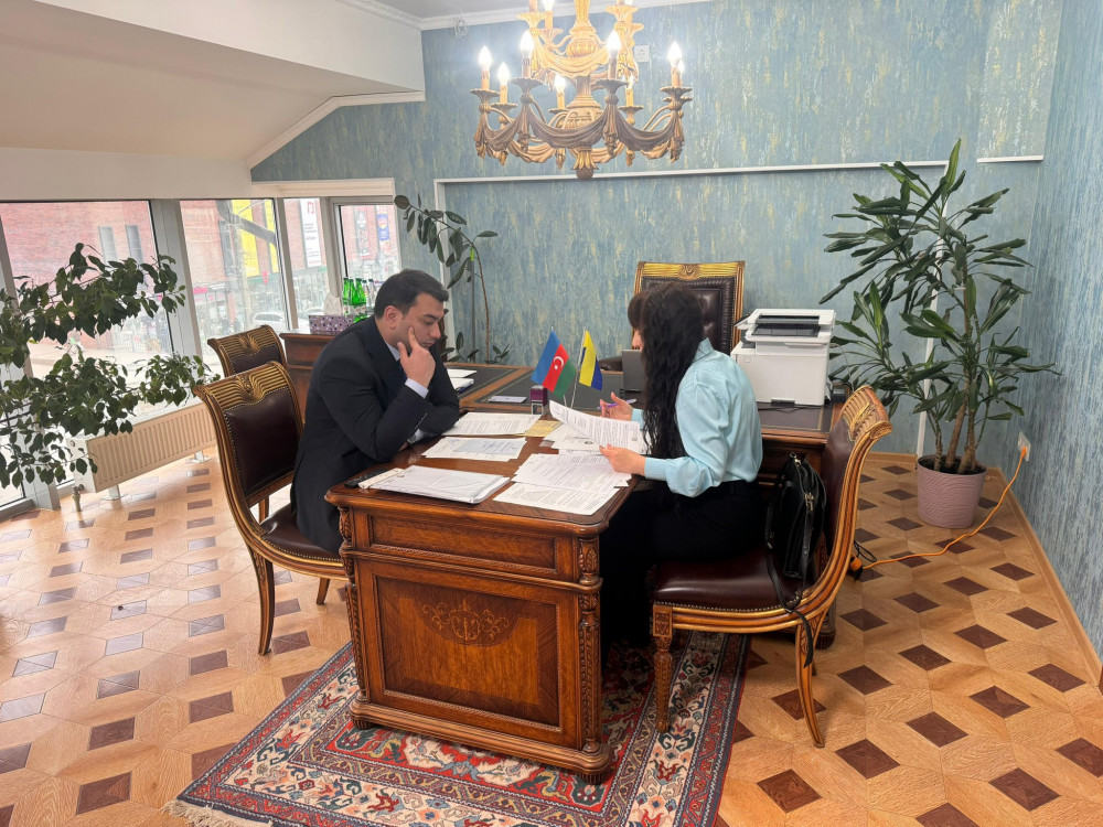 Azərbaycan səfirliyi Ukraynada səyyar konsulluq qəbulu təşkil edir<font color=red> - FOTOLAR</font>