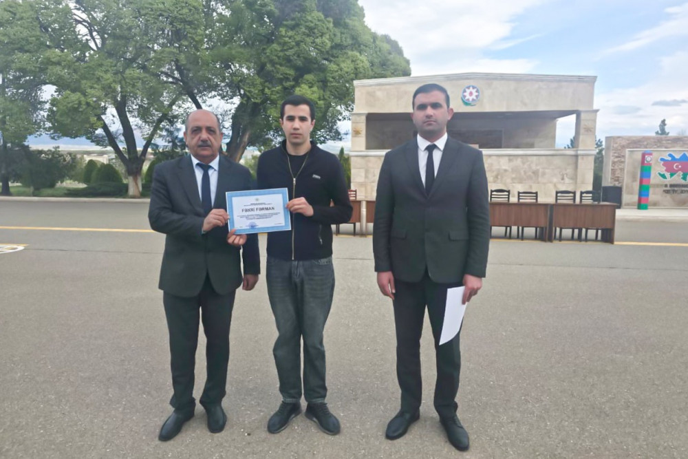 Hərbi-idman oyununun finalında Naxçıvanın təmsil edəcək komanda bəlli olub<font color=red> - FOTOLAR</font>