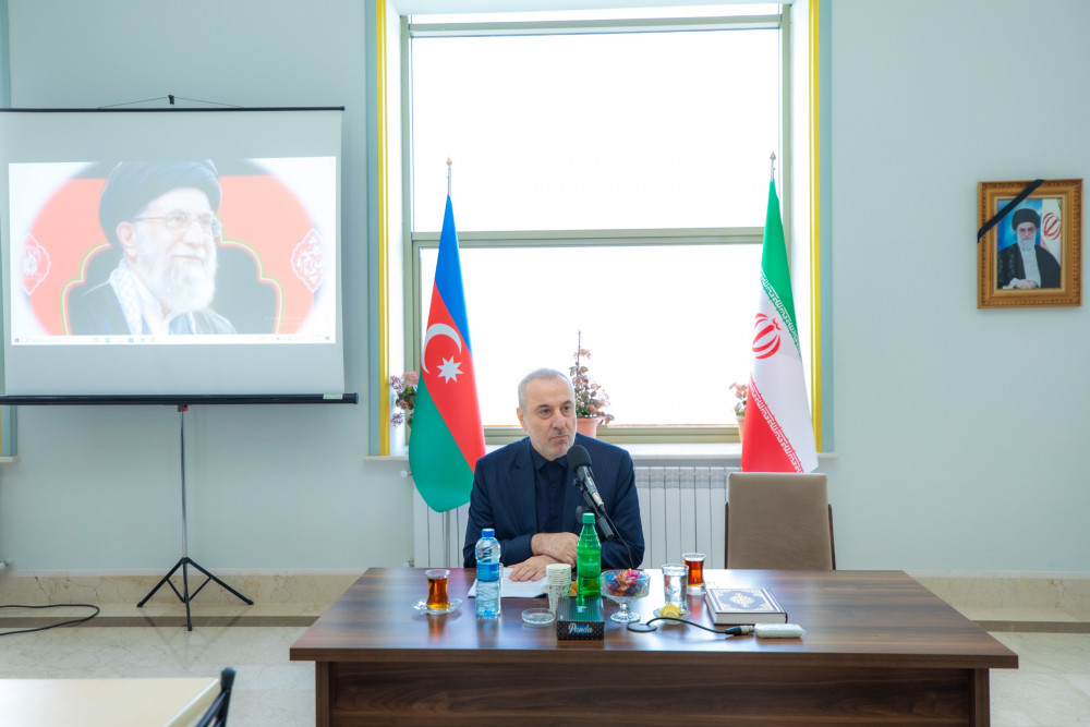 Naxçıvanda İranın Ali Liderinin xatirəsi anılıb<font color=red> - FOTOLAR</font>