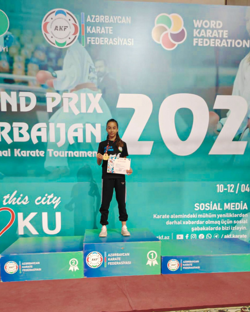 Naxçıvanlı idmançı Fatimə Bağırzadə beynəlxalq turnirin qalibi olub<font color=red> - FOTOLAR</font>