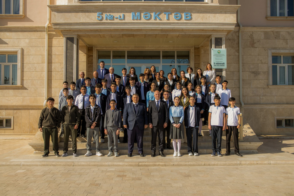 Respublika Fənn Olimpiadalarının final mərhələsinə vəsiqə qazanan şagirdlərlə görüş keçirilib<font color=red> - FOTOLAR</font>