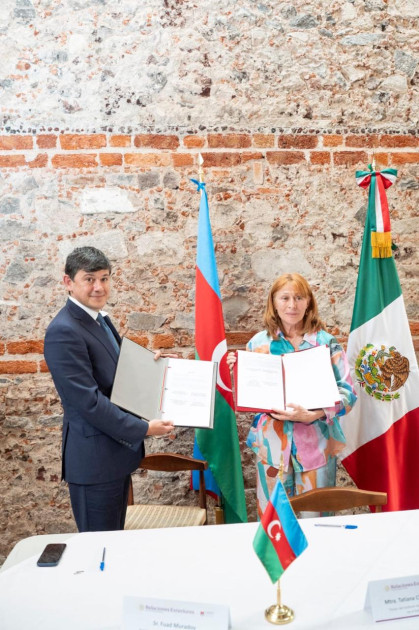 Azərbaycan ilə Meksika arasında diaspor fəaliyyətinə dair memorandum imzalanıb<font color=red> - FOTOLAR</font>
