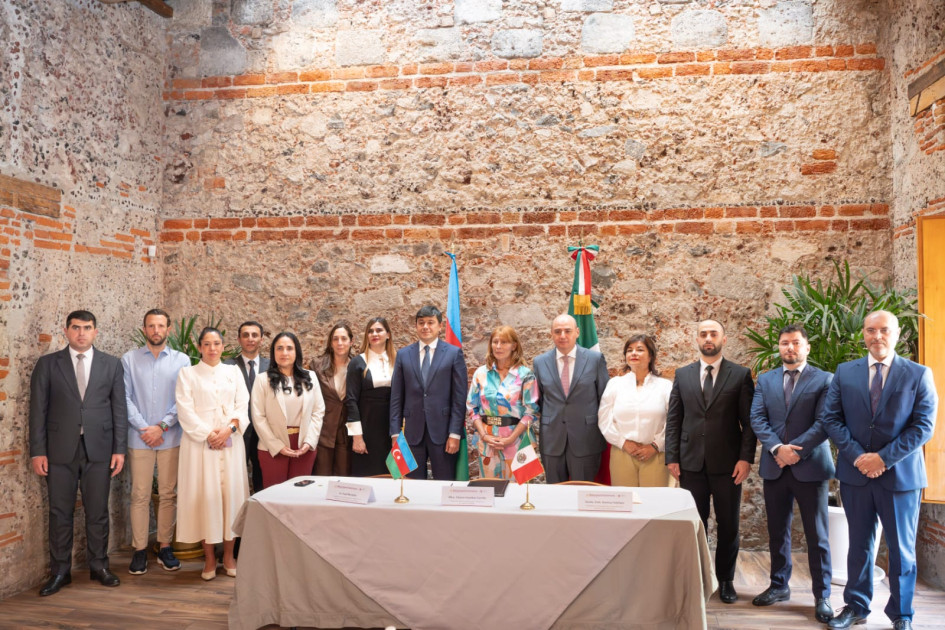Azərbaycan ilə Meksika arasında diaspor fəaliyyətinə dair memorandum imzalanıb<font color=red> - FOTOLAR</font>
