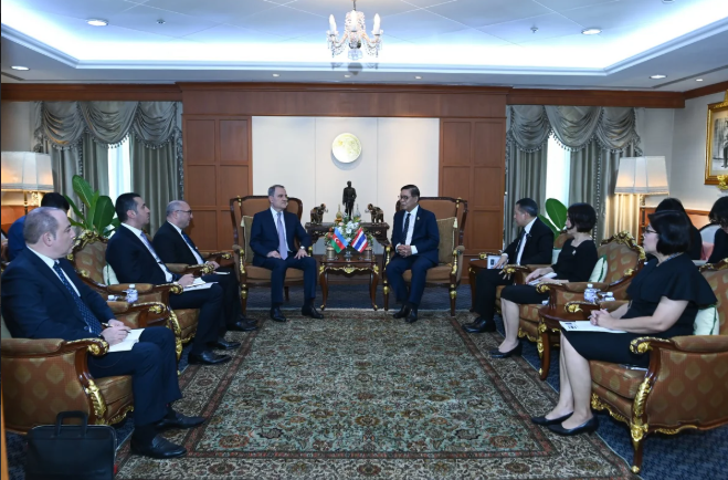 Ceyhun Bayramov tailandlı həmkarı ilə regional təhlükəsizliyi müzakirə edib<font color=red> - FOTOLAR</font>