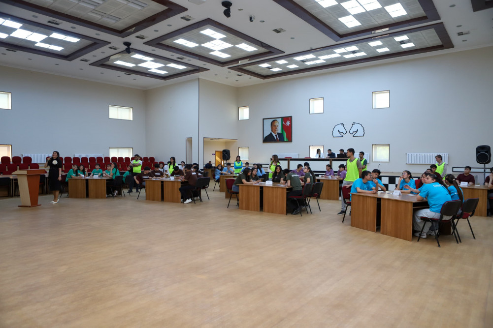Naxçıvanda “Zəkaların mübarizəsi” olimpiadasının bilik yarışı üzrə regional mərhələsi keçirilib<font color=red> - FOTOLAR</font>
