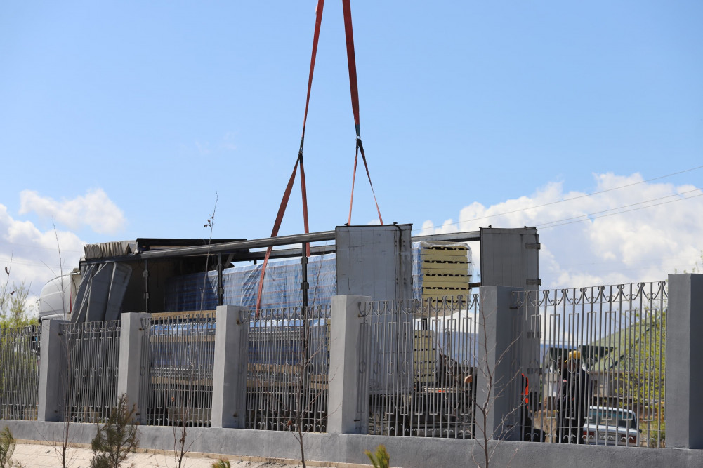 Nehrəm Qəsəbə 3 nömrəli tam orta məktəb binasının  yeni tədris  ilindən istifadəyə verilməsi nəzərdə tutulur <font color=red> - FOTOLAR</font>