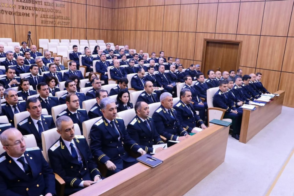Baş Prokurorluqda kollegiya iclası keçirilib<font color=red> - FOTOLAR</font>