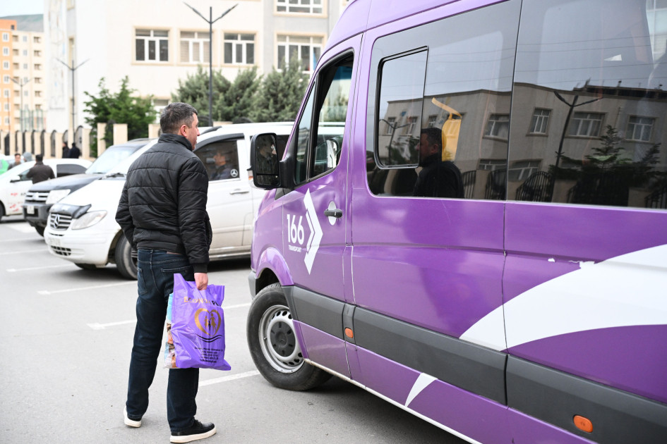 Ağdam şəhərinə növbəti köç karvanı yola salınıb<font color=red> - FOTOLAR</font>