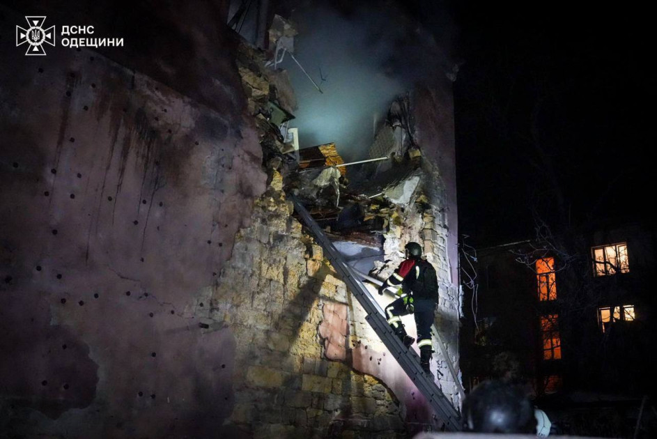 Odessaya dron hücumu olub, ölənlər və yaralılar var<font color=red> - FOTOLAR</font>