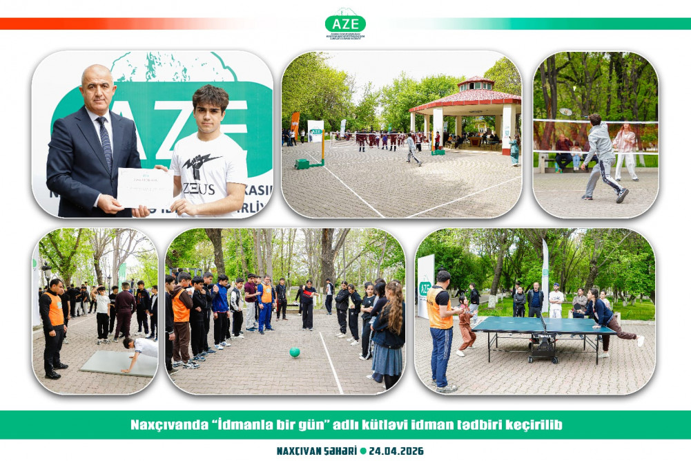 Naxçıvanda idmanla bir gün<font color=red> - FOTOLAR</font>