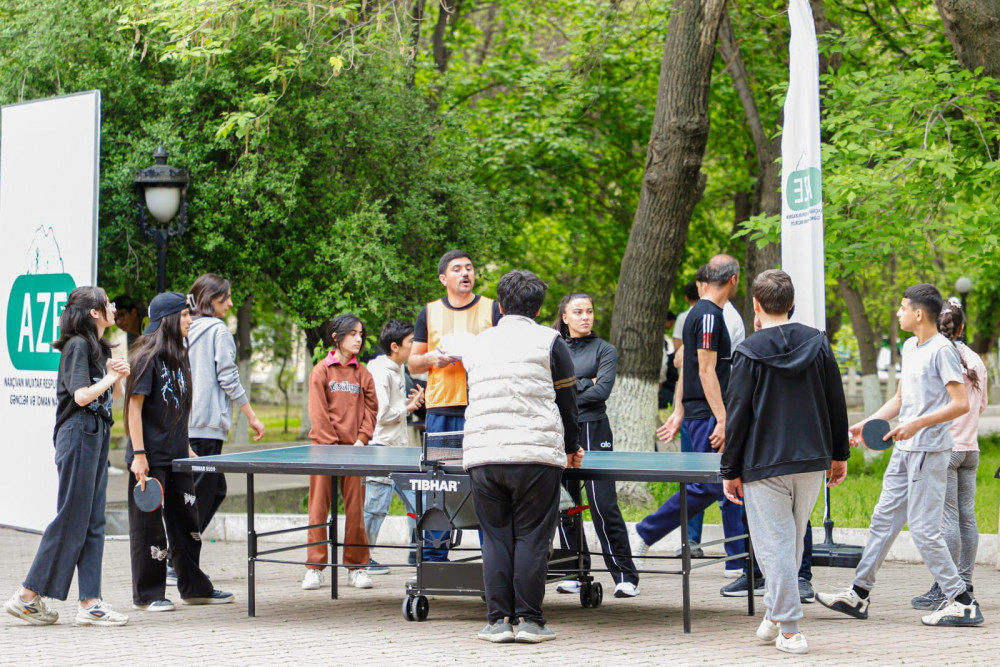 Naxçıvanda idmanla bir gün<font color=red> - FOTOLAR</font>
