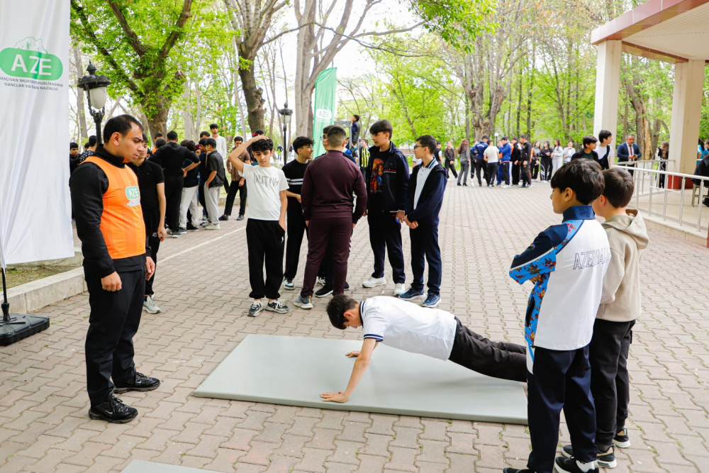 Naxçıvanda idmanla bir gün<font color=red> - FOTOLAR</font>