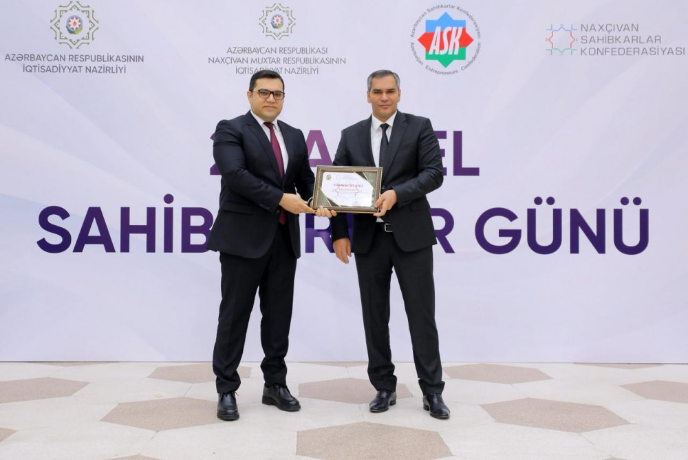 Naxçıvanda “Sahibkarlar Günü”nə həsr olunmuş tədbir keçirilib<font color=red> - FOTOLAR</font>