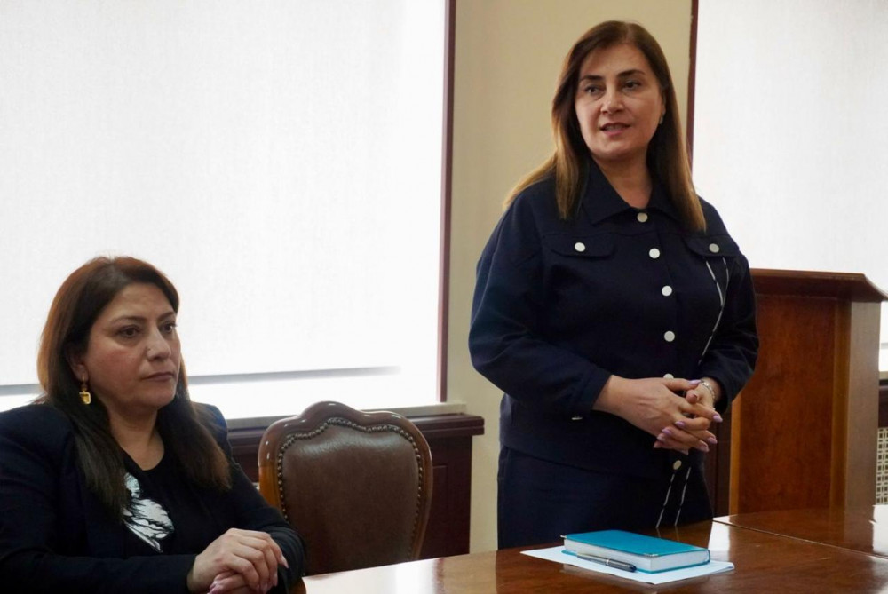 NDU tələbələri Ailə, Qadın və Uşaq Problemləri üzrə Dövlət Komitəsində istehsalat təcrübəsinə başlayıblar<font color=red> - FOTOLAR</font>