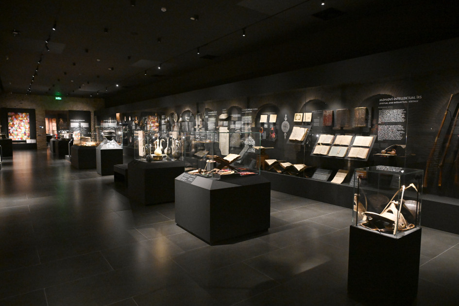 Leyla Əliyeva və Arzu Əliyeva Şəkidə tarixi-memarlıq abidələrinin bərpadan sonra açılışında iştirak ediblər<font color=red> - FOTOLAR</font>