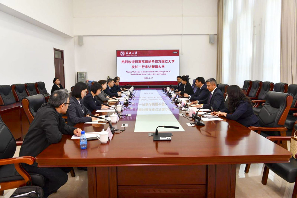 NDU və Çinin Sincan Universiteti əməkdaşlığa başlayır<font color=red> - FOTOLAR</font>