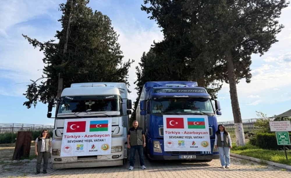 Türkiyənin Şanlıurfa vilayətindən Azərbaycana minlərlə ting göndərilib<font color=red> - FOTOLAR</font>
