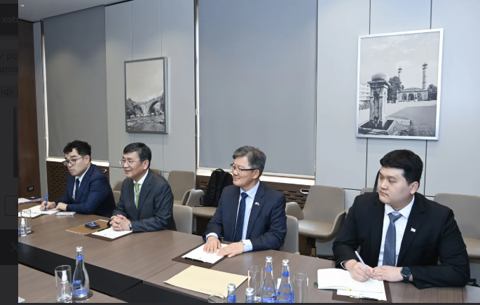 Ceyhun Bayramov Koreya rəsmisini bölgədəki sülh prosesi barədə məlumatlandırıb<font color=red> - FOTOLAR</font>