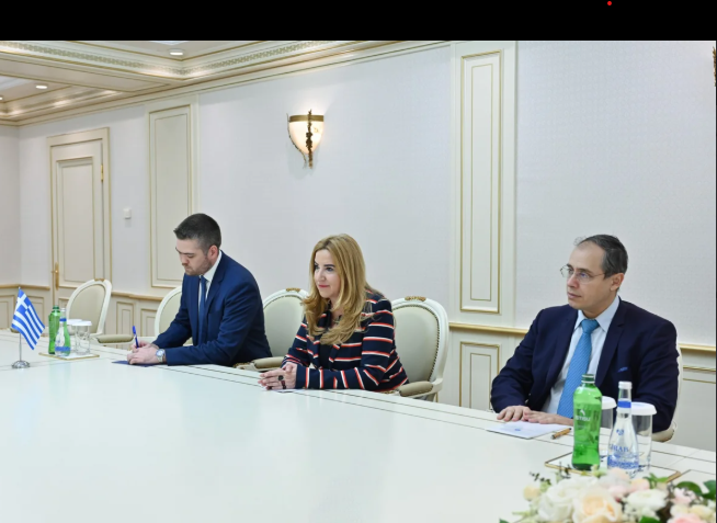Sahibə Qafarova Yunanıstanın Azərbaycandakı səfiri ilə görüşüb<font color=red> - FOTOLAR</font>