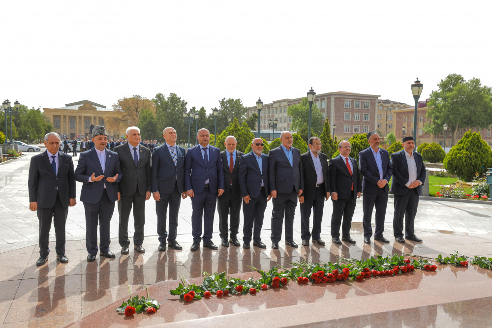 Azərbaycan, Türkiyə və Gürcüstandan olan din xadimləri Naxçıvana səfər edib<font color=red> - FOTOLAR</font>