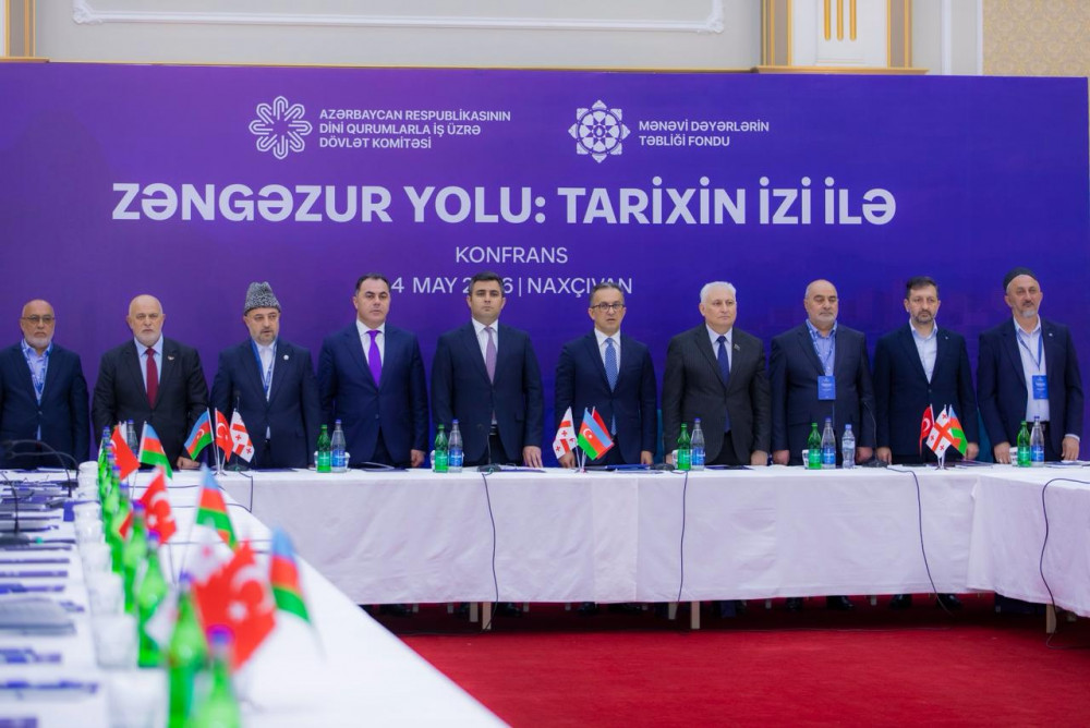 Naxçıvanda “Zəngəzur yolu: tarixin izi ilə” mövzusunda konfrans keçirilib<font color=red> - FOTOLAR</font>