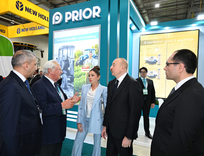 Prezident İlham Əliyev 19-cu “Caspian Agro Week” və 31-ci “InterFood Azerbaijan” sərgiləri ilə tanış olub <font color='red'> - YENİLƏNƏCƏK</font><font color=red> - FOTOLAR</font>