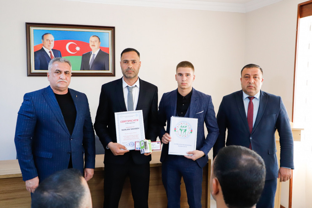 Naxçıvanda kikboksinq klubları rəsmi olaraq federasiya qeydiyyatına alınıb<font color=red> - FOTOLAR</font>