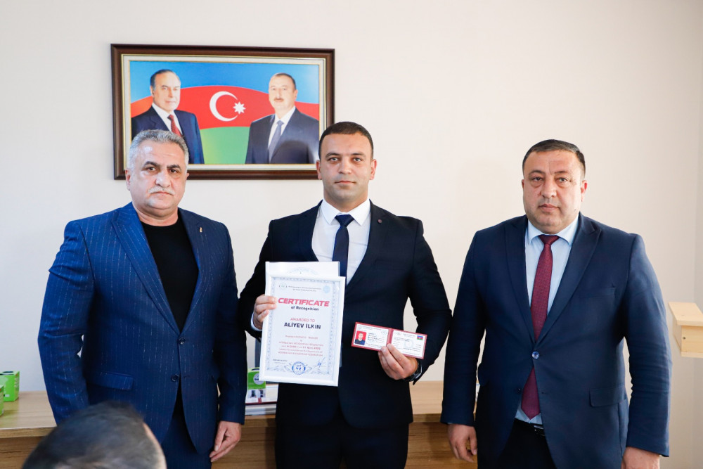 Naxçıvanda kikboksinq klubları rəsmi olaraq federasiya qeydiyyatına alınıb<font color=red> - FOTOLAR</font>