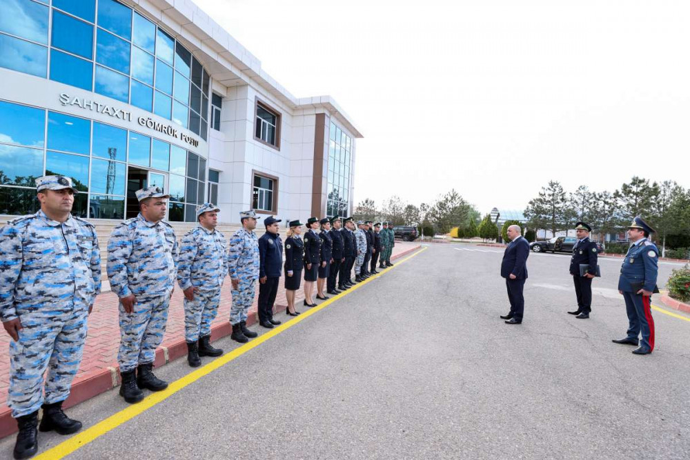 DGK sədri Naxçıvan Baş Gömrük İdarəsində mövcud vəziyyətlə tanış olub<font color=red> - FOTOLAR</font>