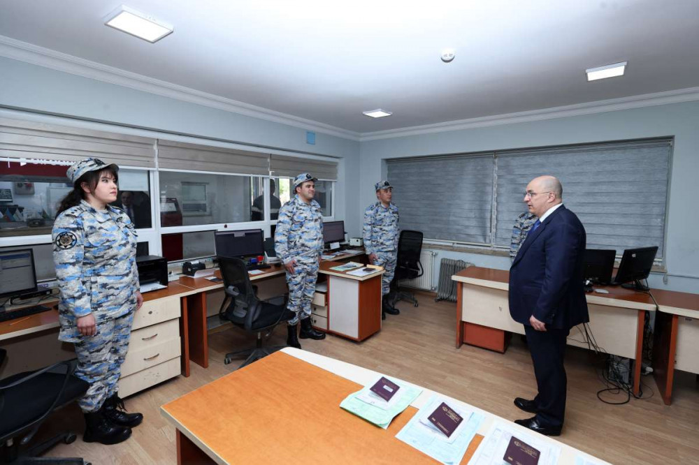 DGK sədri Naxçıvan Baş Gömrük İdarəsində mövcud vəziyyətlə tanış olub<font color=red> - FOTOLAR</font>