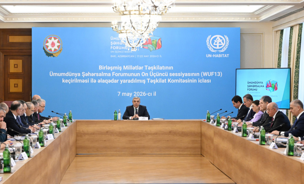 WUF13-ün təşkili ilə əlaqədar yaradılmış Təşkilat Komitəsinin iclası keçirilib<font color=red> - FOTOLAR</font>