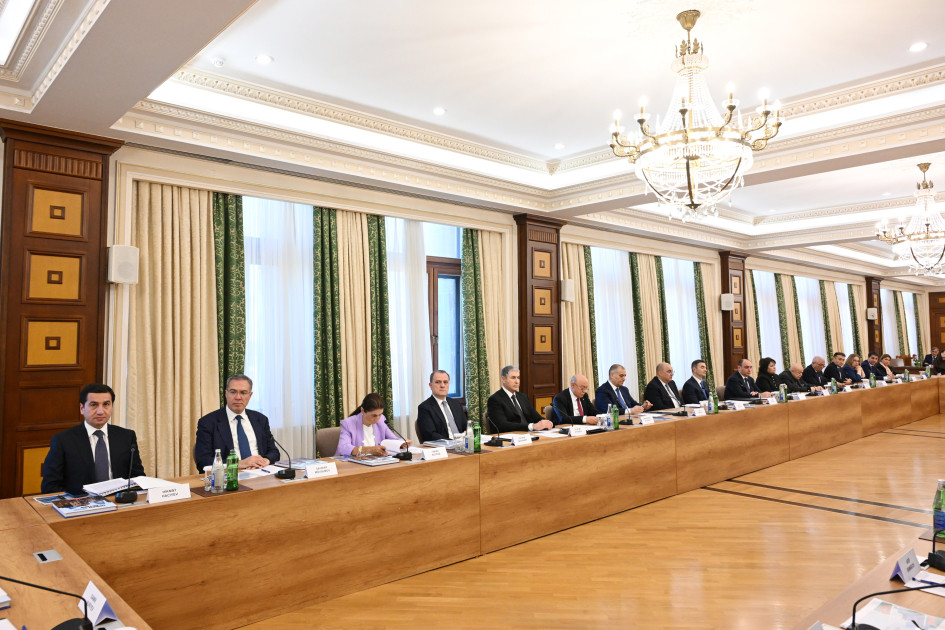 WUF13-ün təşkili ilə əlaqədar yaradılmış Təşkilat Komitəsinin iclası keçirilib<font color=red> - FOTOLAR</font>