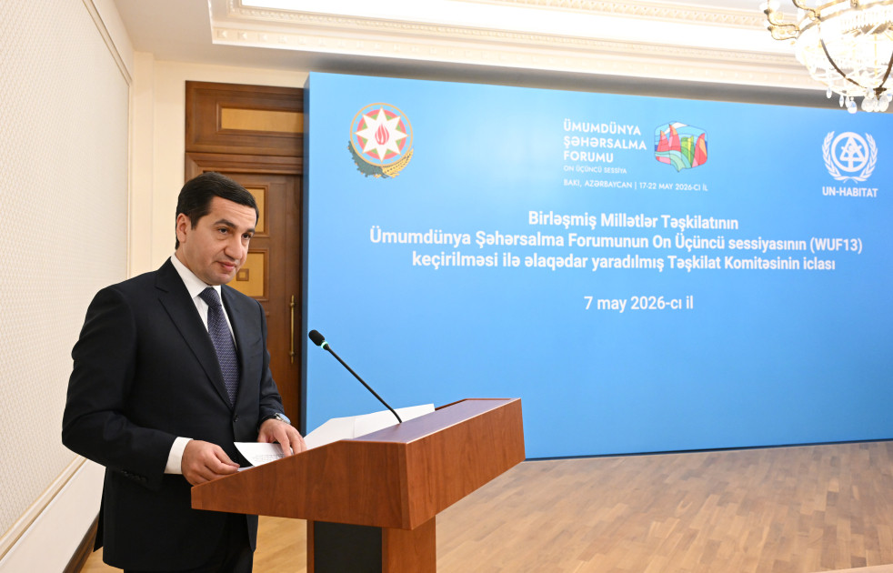 WUF13-ün təşkili ilə əlaqədar yaradılmış Təşkilat Komitəsinin iclası keçirilib<font color=red> - FOTOLAR</font>