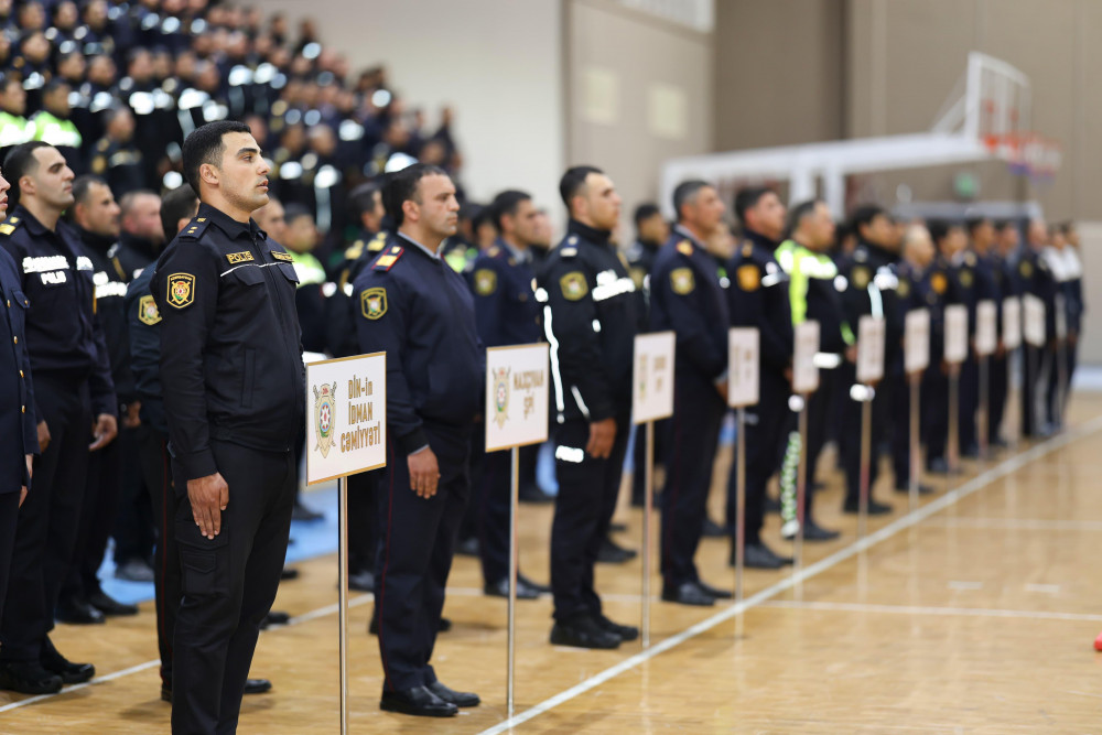 Naxçıvanda polis əməkdaşları arasında silahsız özünümüdafiə və əlbəyaxa döyüş üzrə çempionat keçirilib<font color=red> - FOTOLAR</font>