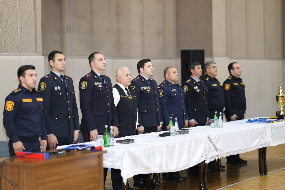 Naxçıvanda polis əməkdaşları arasında silahsız özünümüdafiə və əlbəyaxa döyüş üzrə çempionat keçirilib<font color=red> - FOTOLAR</font>
