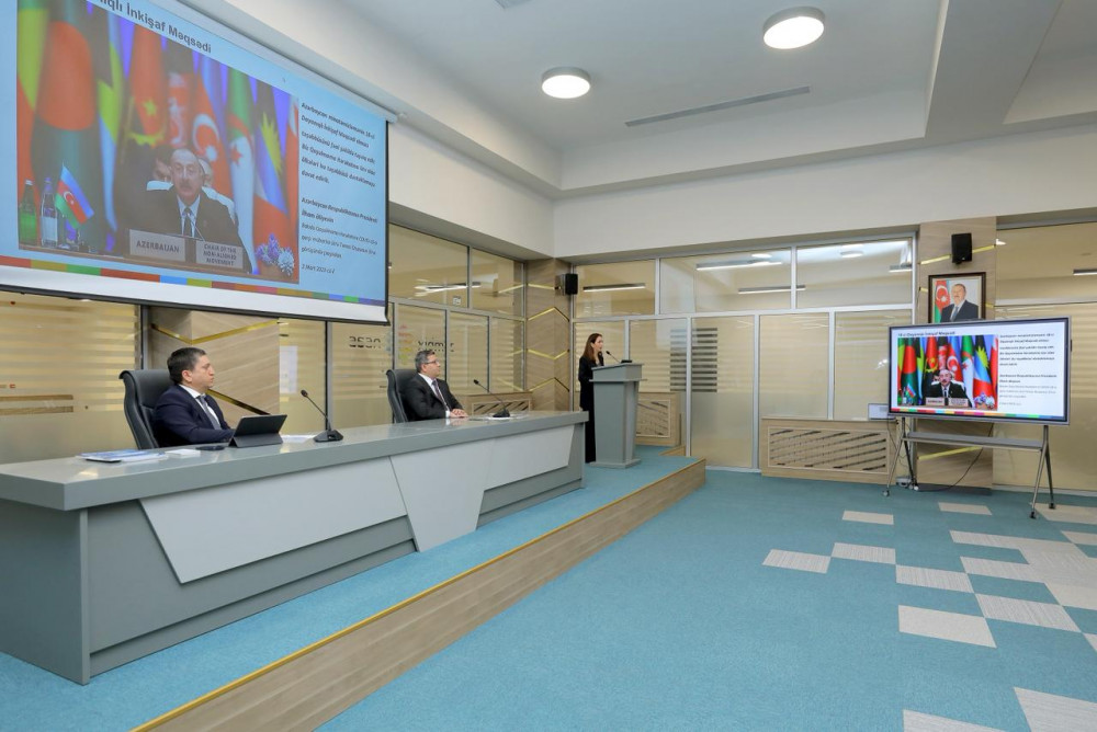 Davamlı İnkişaf Məqsədləri üzrə növbəti tədbir “ASAN xidmət” mərkəzində keçirilib<font color=red> - FOTOLAR</font>