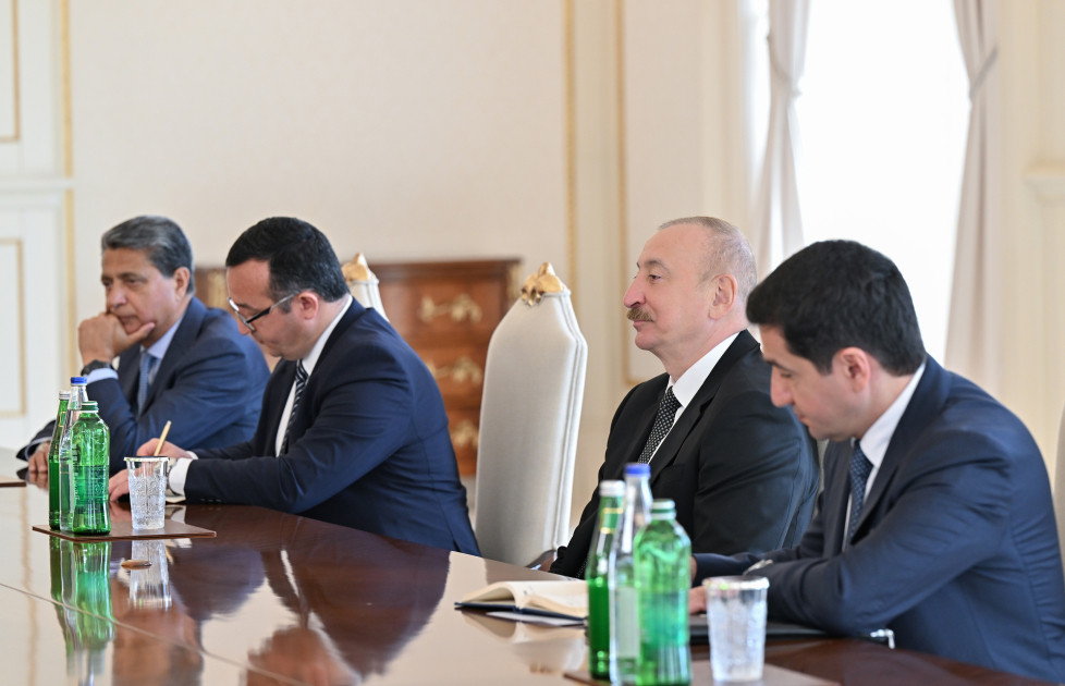 Prezident İlham Əliyev Slovakiya Milli Şurası sədrinin başçılıq etdiyi nümayəndə heyətini qəbul edib<font color=red> - FOTOLAR</font>