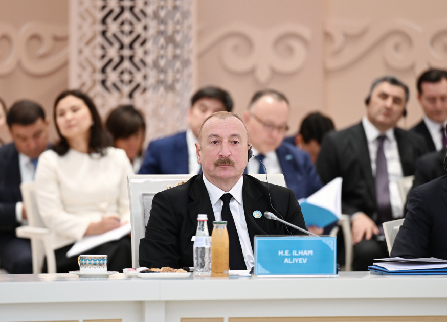 Prezident İlham Əliyev Türküstanda TDT-nin qeyri-rəsmi Zirvə görüşündə iştirak edib<font color='red'> - YENİLƏNİB 2</font><font color=red> - FOTOLAR</font>