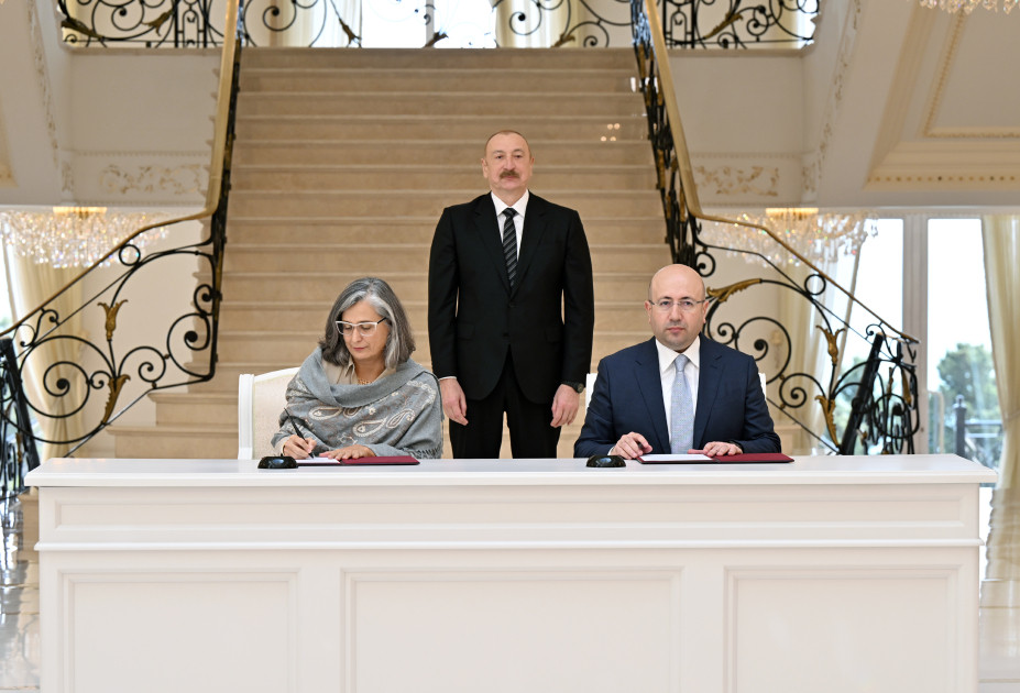 Prezident İlham Əliyev BMT-nin Məskunlaşma Proqramının icraçı direktorunu qəbul edib<font color=red> - FOTOLAR</font>
