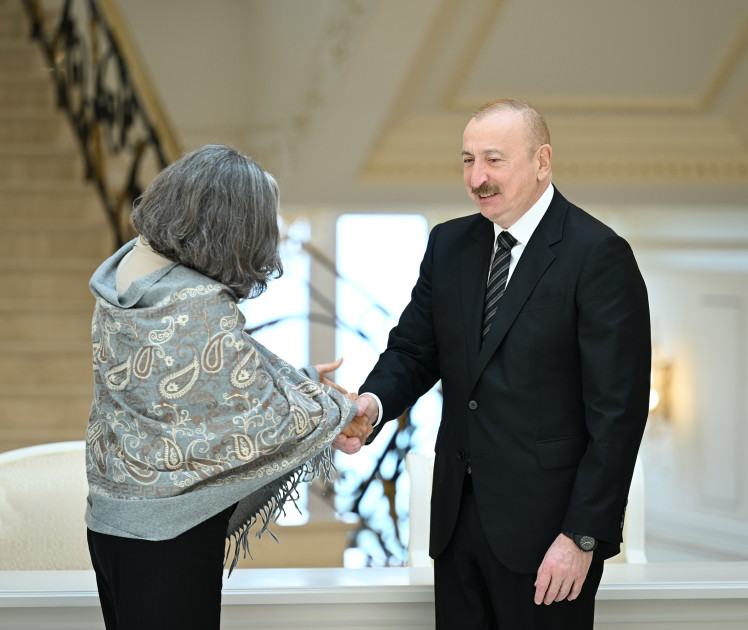 Prezident İlham Əliyev BMT-nin Məskunlaşma Proqramının icraçı direktorunu qəbul edib<font color=red> - FOTOLAR</font>